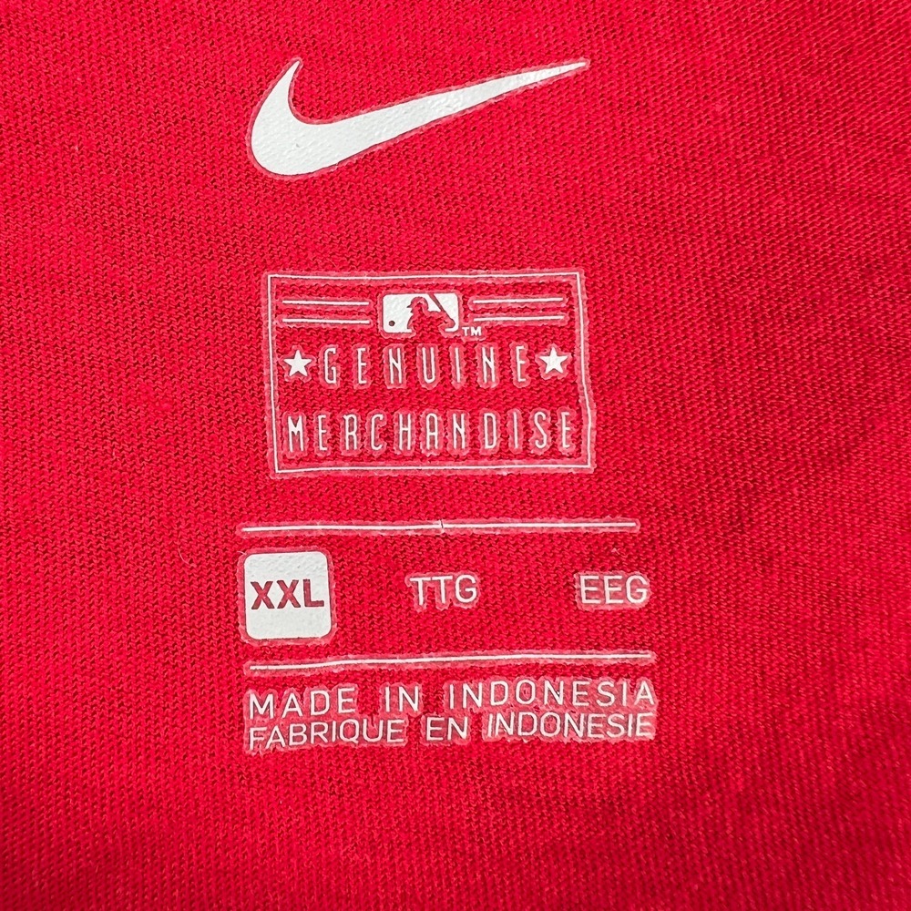 St. Louis Cardinals Shirt Womens 2XL XXL Nike Red Short Sleeve MLB Baseball - Picture 2 of 10